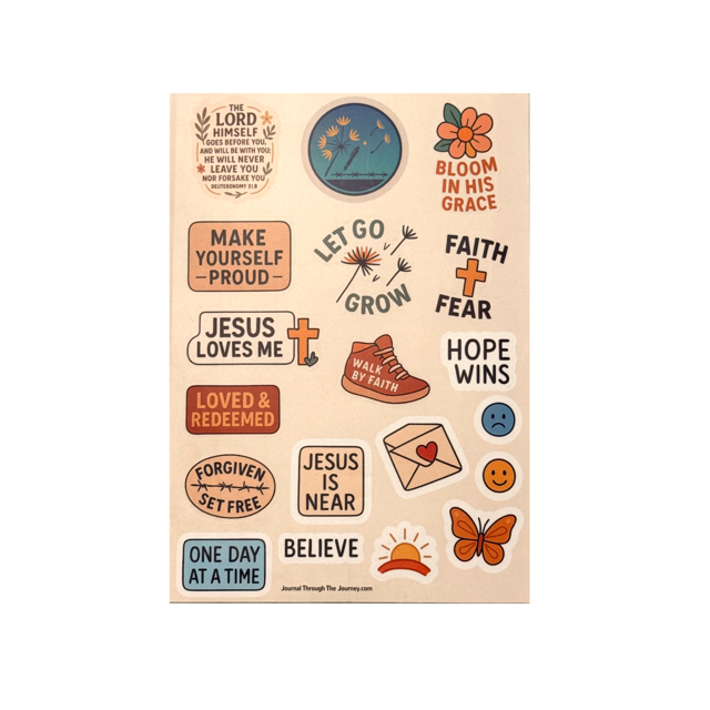 Faith-based sticker sheet